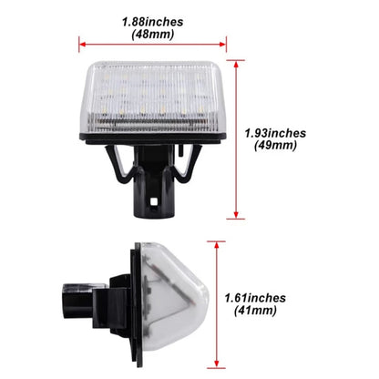 Set Luci Targa a Led per Mazda CX-5, CX-7, 6, Plug and Play