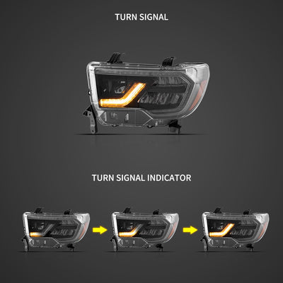 Fanali Anteriore Completo per Toyota Tundra (2007-2013) a LED