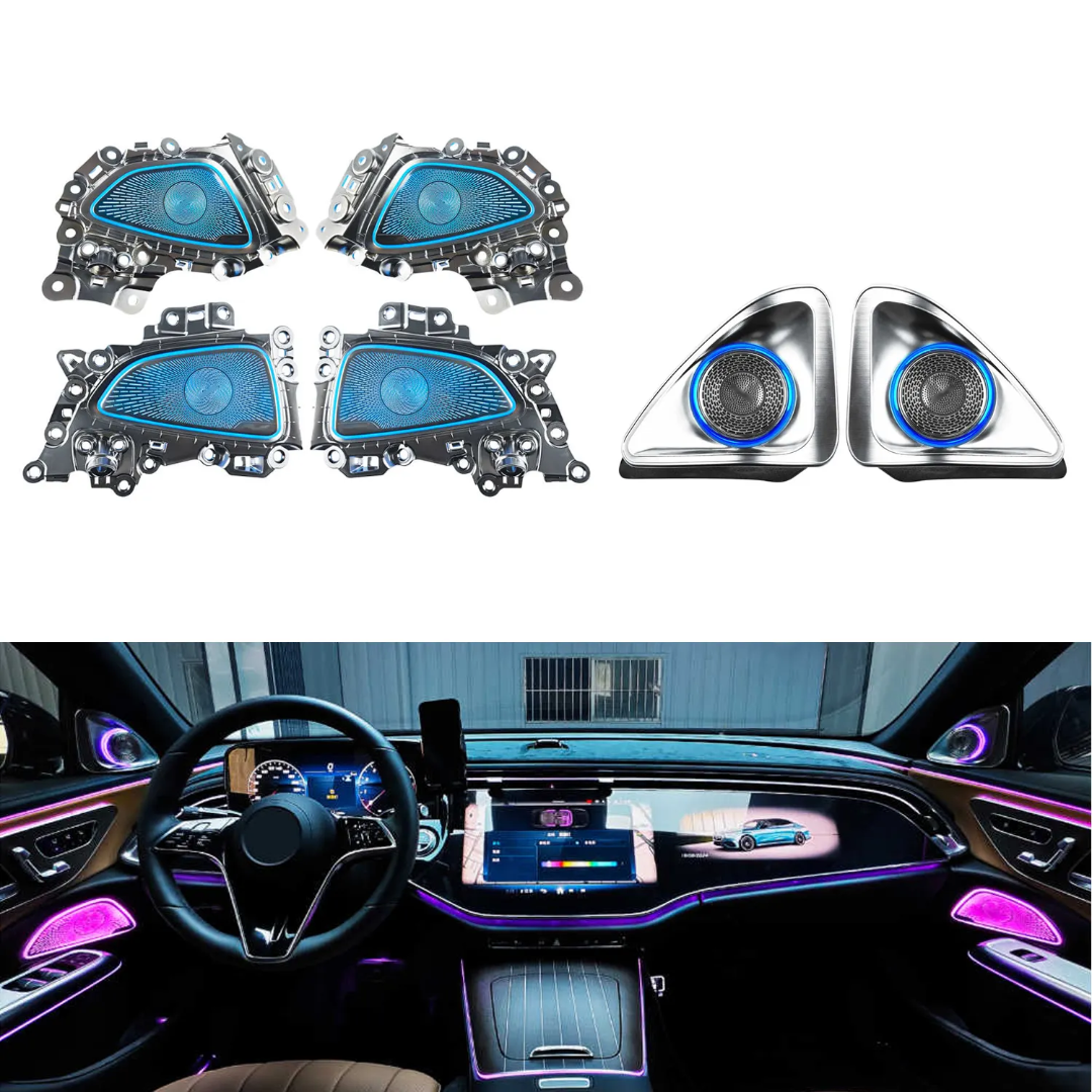Ambient Light per Mercedes Classe E W214, 256 Colori, APP