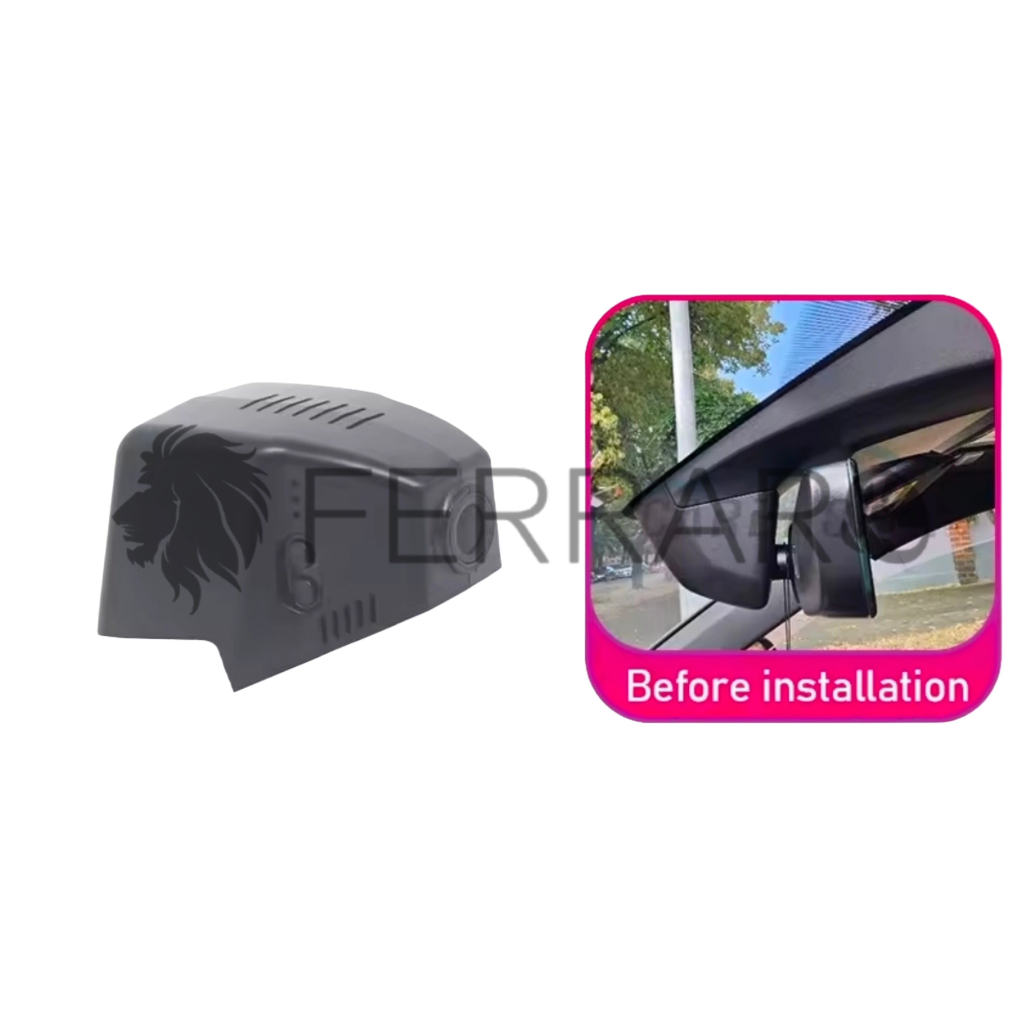 Dashcam per Volkswagen, Seat, Skoda (Compatibilità in Descrizione) | Ultra HD | Controllo da APP | 170º