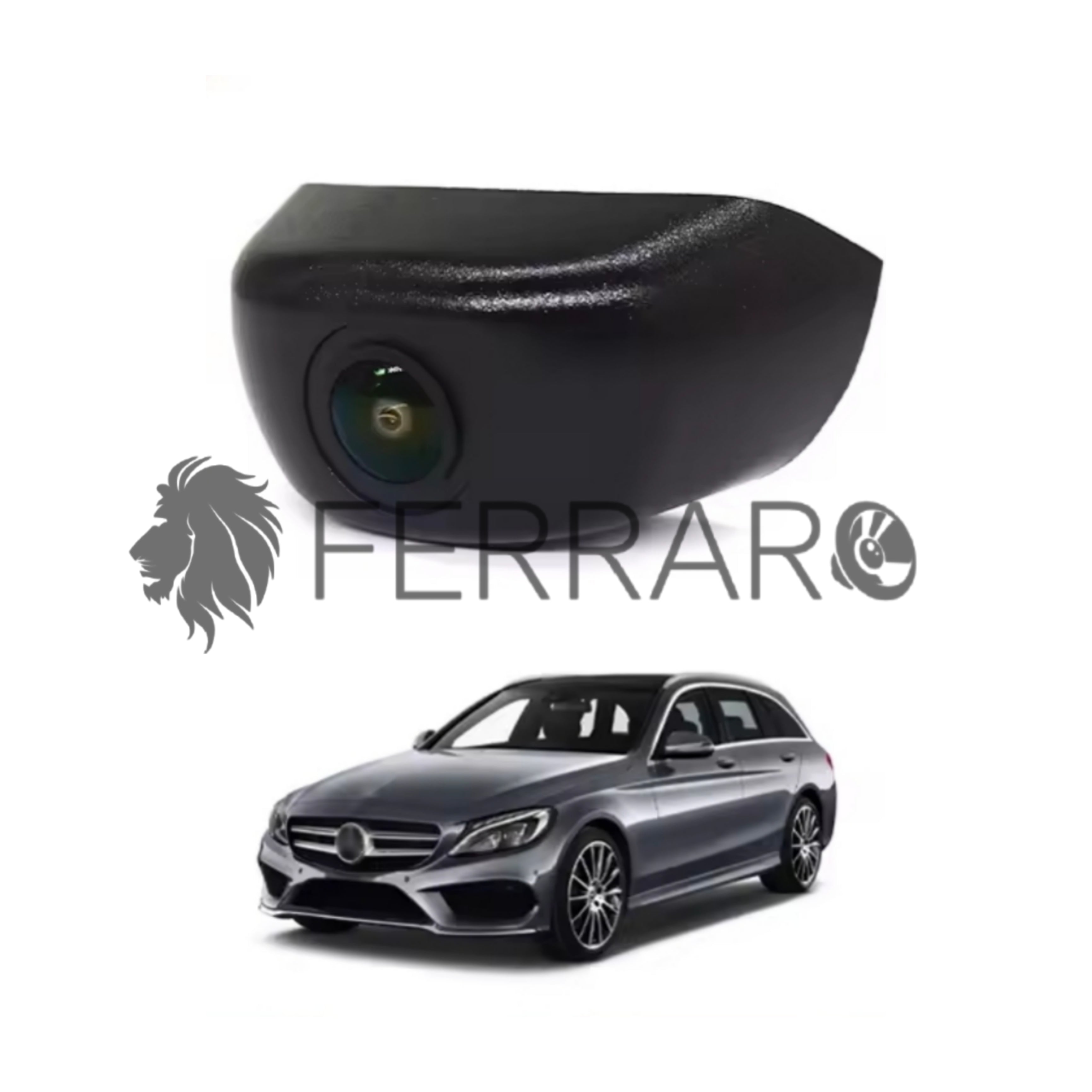 Telecamera Frontale per Mercedes Classe C, Classe E | AHD, 1920x1080 | 170° Gradi