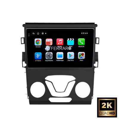 Autoradio per Ford Mondeo | Fusion 9" 2K | 2014-2019 | Android | Bluetooth | CarPlay | Android Auto | 12/256GB Ram