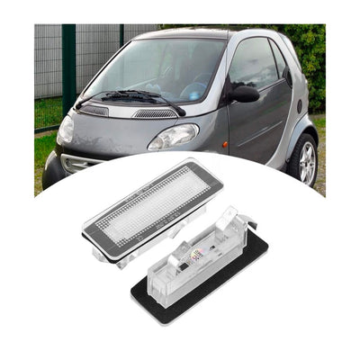 Set Luci Targa a Led per Smart ForTwo 450, 451 (2007-2015), Plug and Play