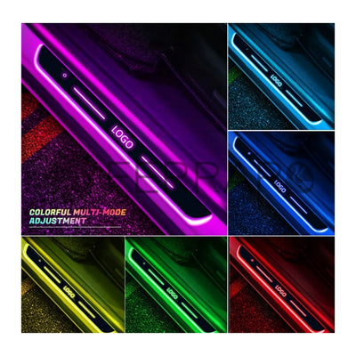 Kit Battitacco per Alfaromeo, LED, Senza Filo con Adesivo