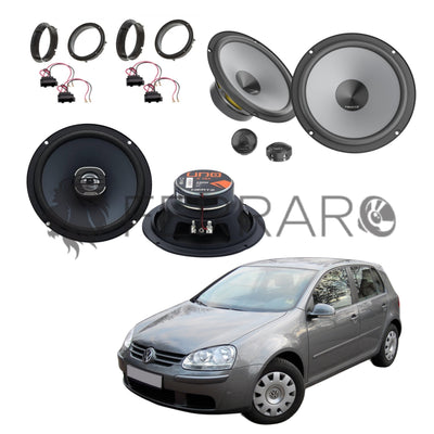 Hertz Kit 6 Casse | K 165 | X 165 | Ant/Post | VW Golf 5ª Serie dal 2003>