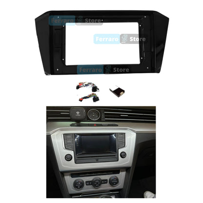 Kit Montaggio Autoradio 10.1"Pollici Volkswagen Passat B8 (2015-2020) Mascherina, Cablaggio Autoradio Android