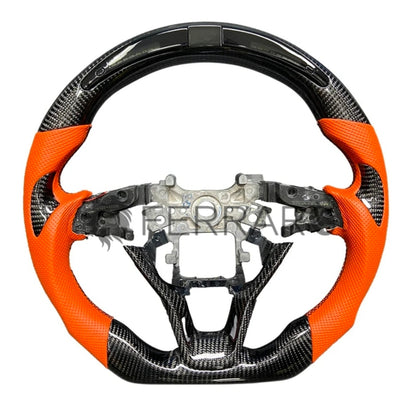 Volante Sportivo per Honda Accord (2017-2022), Carbonio, Customizzato in Pelle