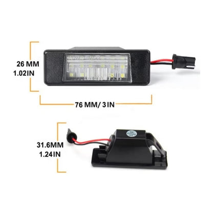Set Luci Targa a Led per Nissan Qashqai, Juke, Versa, X-Trail (Compatibilità in Descrizione), Plug and Play