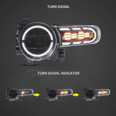 Fanali Anteriore Completo per Toyota FJ Cruiser XJ10 (2006-2022) a LED