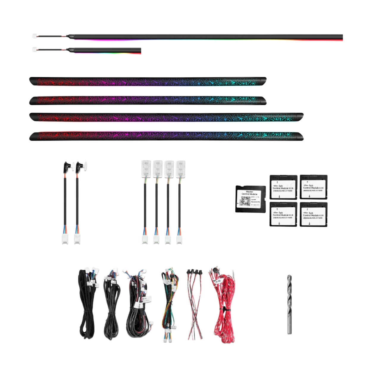 Ambient Light per BMW Serie 3 E90 (2005-2013), 256 Colori, APP
