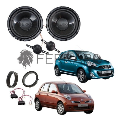 FerraroStore Kit 2 Altoparlanti | ASK-165.2 | Anteriore | Nissan Micra (2003-2024)