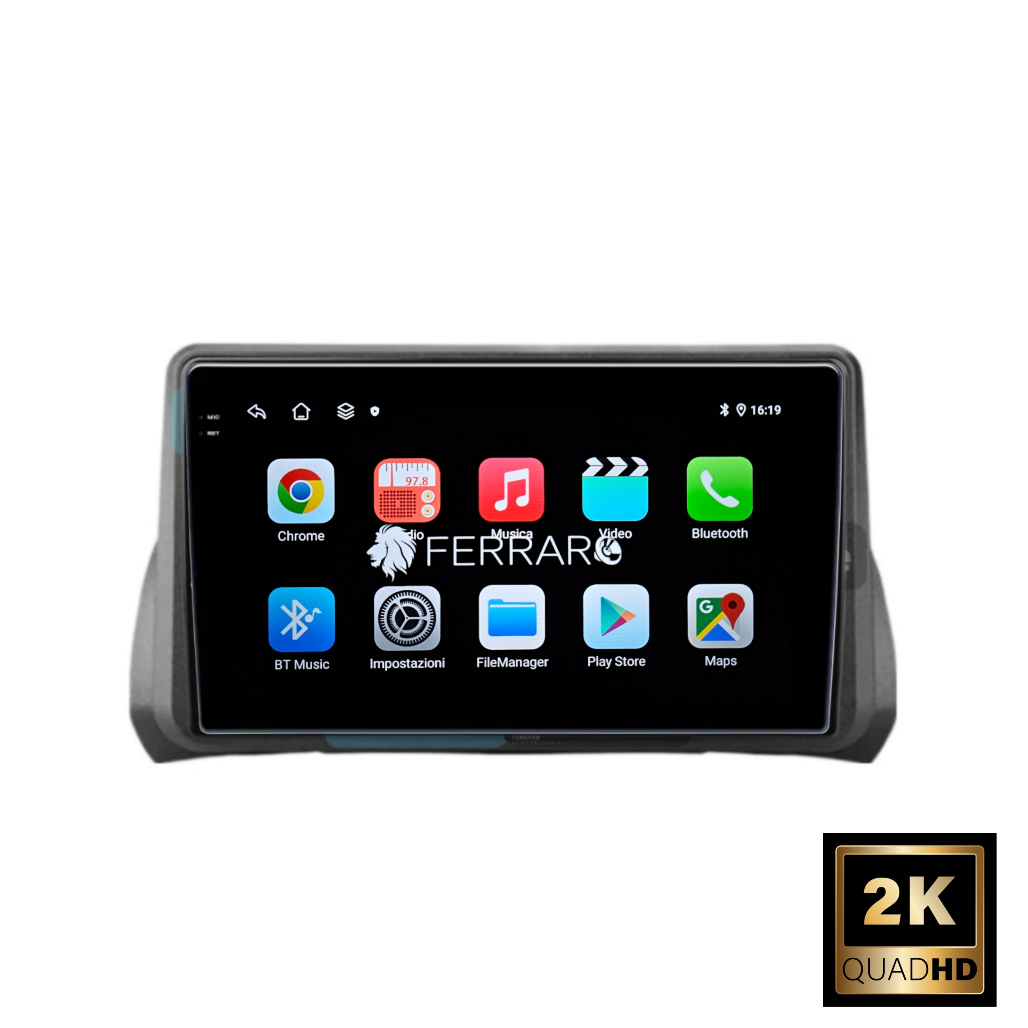 Autoradio per DR4 9" 2K | 2017-2021 | Android | Bluetooth | CarPlay | Android Auto | 12/256GB Ram