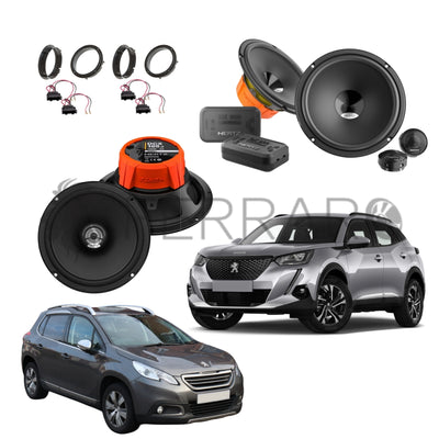 Hertz Kit 6 Casse | DSK 165.3 | DCX 165.3 | Ant/Post | Peugeot 2008 1ª/2ª dal 2013>