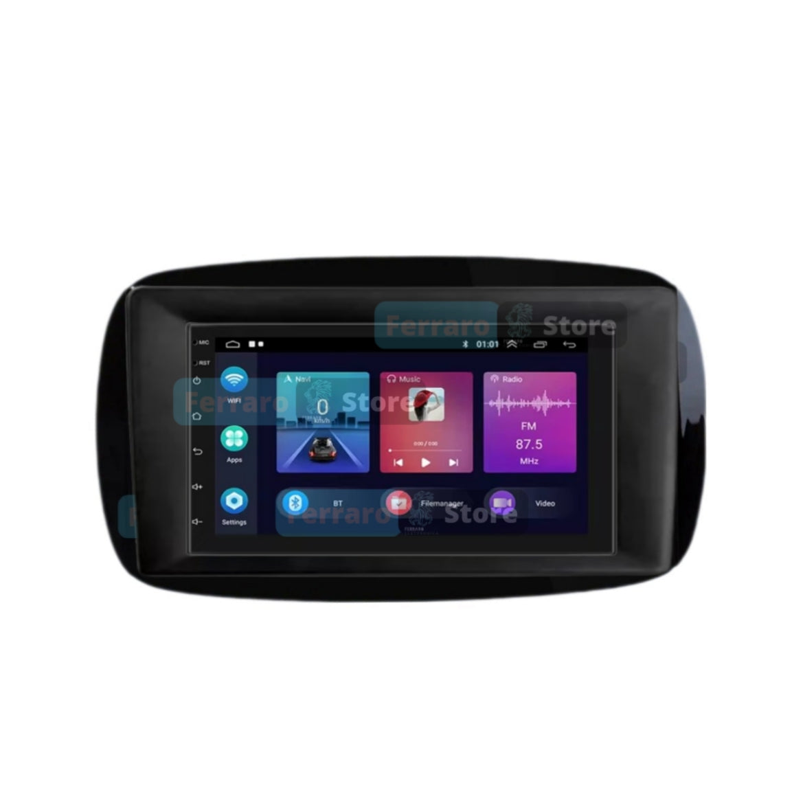 Autoradio per Smart 453 7" | 2014-2020 | Android | Bluetooth | CarPlay | Android Auto | 2GB/4GB/6GB Ram