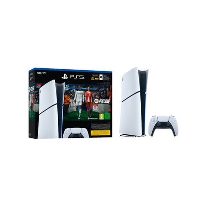 Pre-Ordine, PS5 Console 825GB Digital Edition E Chassis White + FC 26 ITA