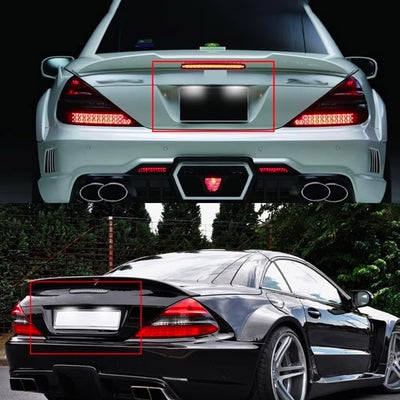 Set Luci Targa a Led per Mercedes-Benz W209, W203, R230, C209 , Plug and Play