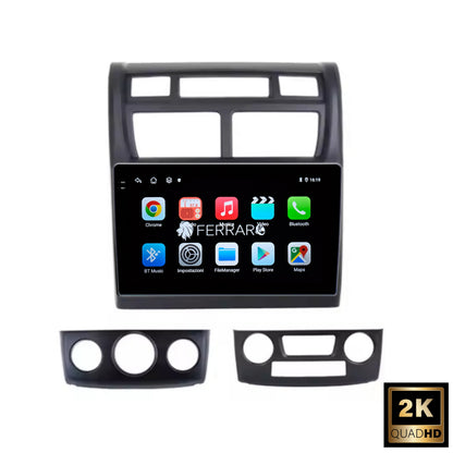 Autoradio per Kia Sportage 2 9" 2K | 2007-2009 | Android | Bluetooth | CarPlay | Android Auto | 12/256GB Ram