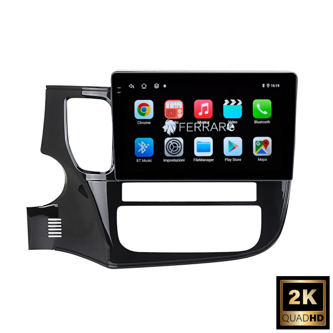 Autoradio per Mitsubishi Outlander 3 10.1" 2K | 2013-2018 | Android | Bluetooth | CarPlay | Android Auto | 4/64GB Ram