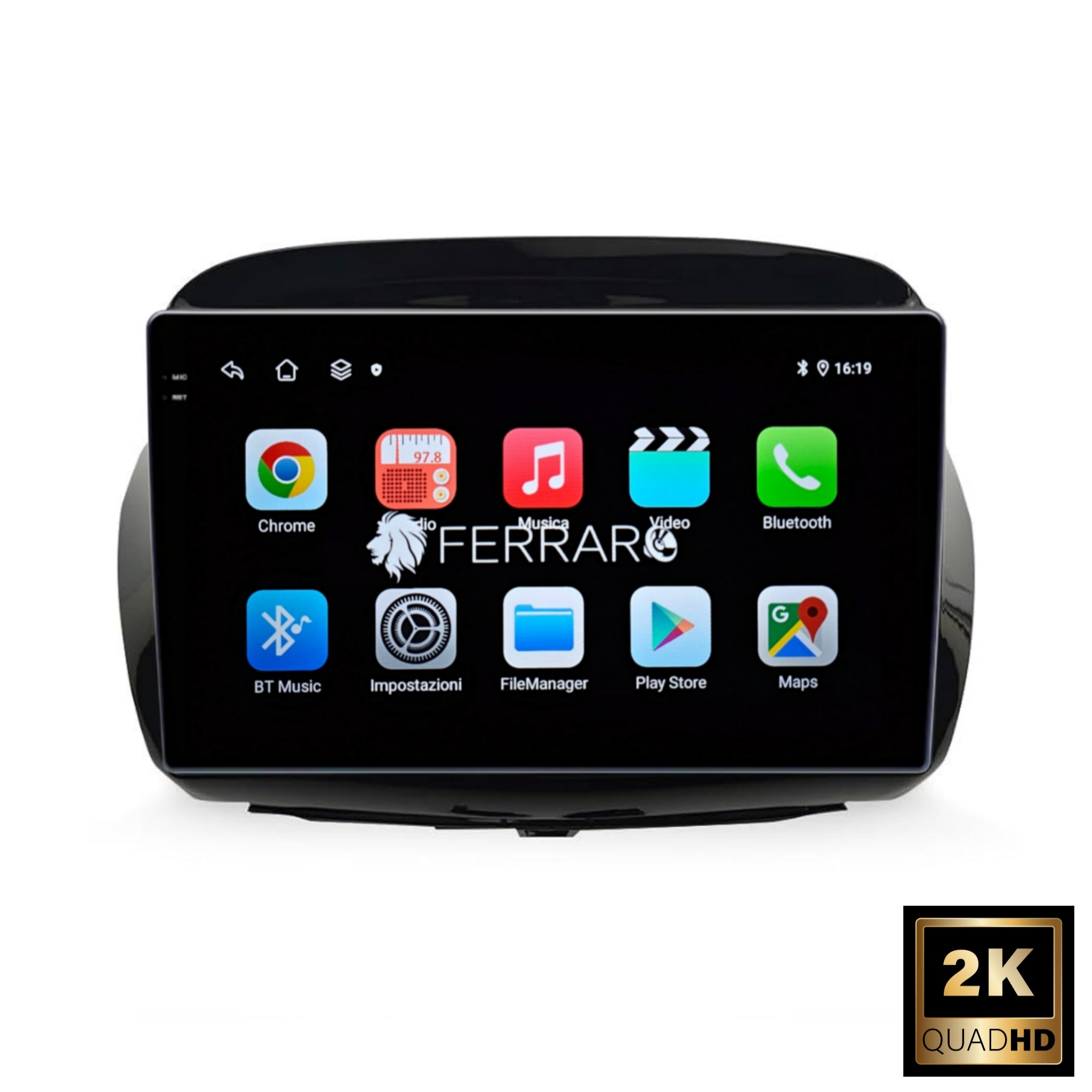 Autoradio per Honda FR-V 9" 2K (2004-2010) | Android | Bluetooth | CarPlay | Android Auto | 12/256GB Ram