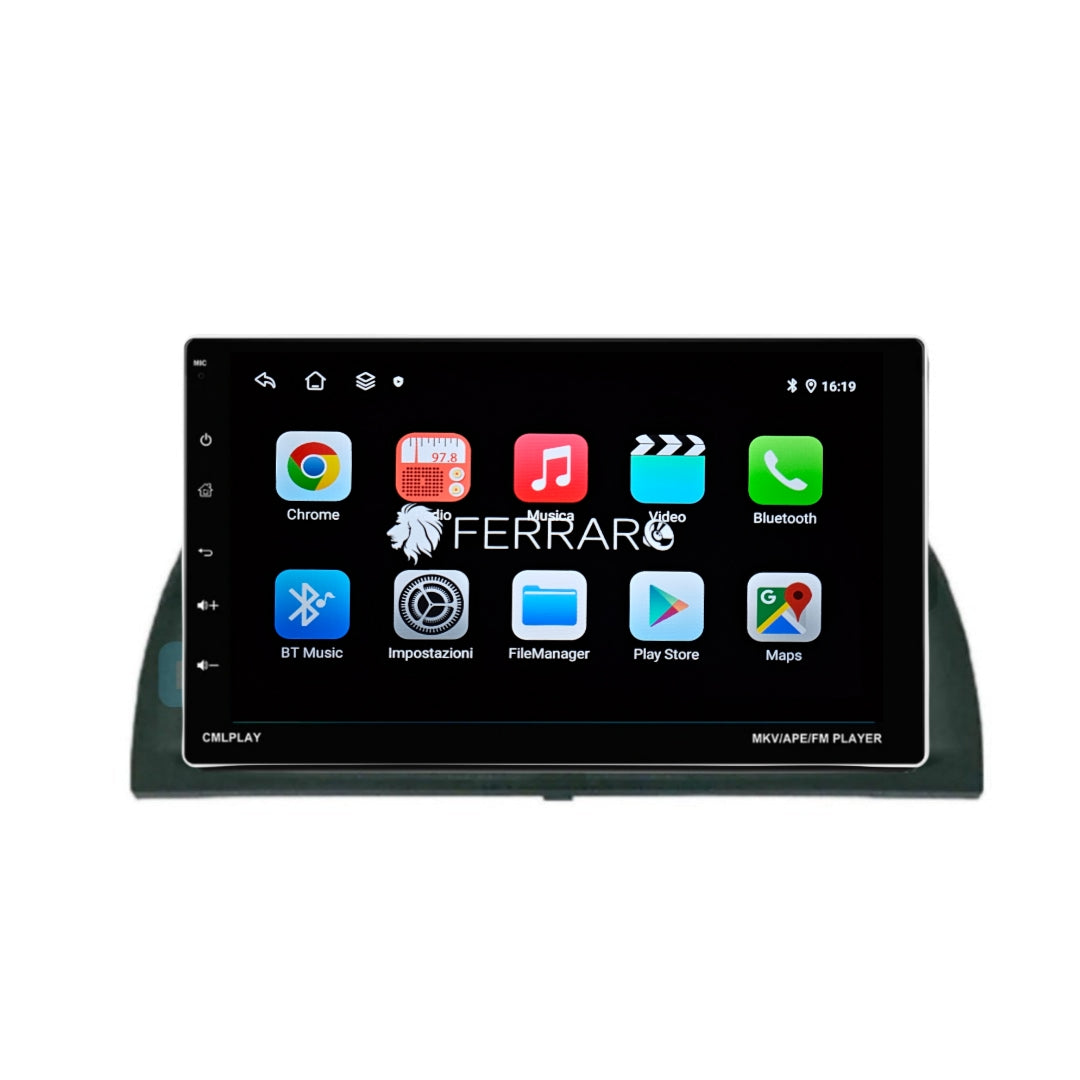 Autoradio per Fiat Punto 188 1Din 9" | 1999-2007 | Android | Bluetooth | Estraibile | CarPlay | Android Auto | 2/32GB Ram