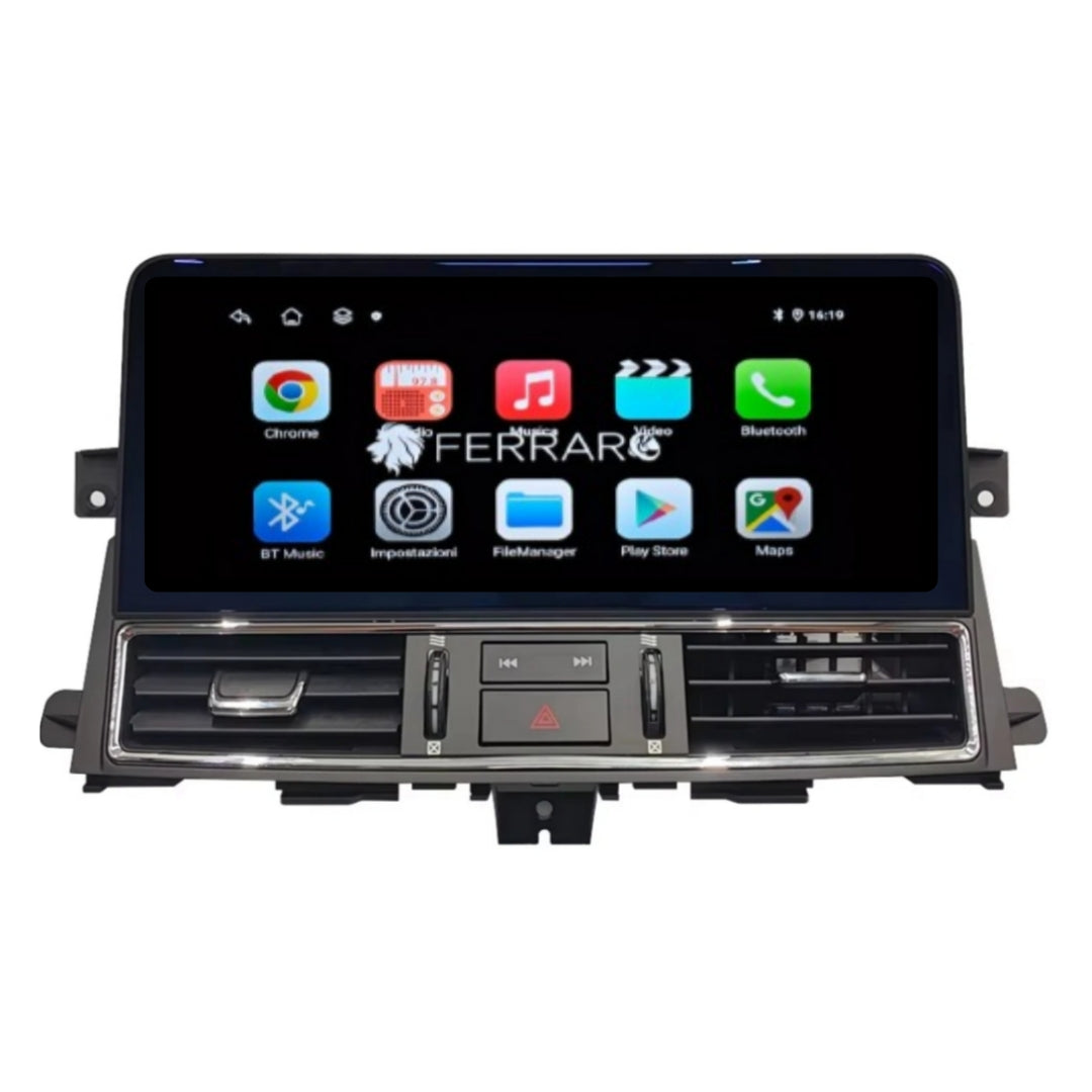 Autoradio per Nissan Armada Patrol Y62 | Infiniti QX80 12.3" | 2010-2020 | Android | Bluetooth | CarPlay | Android Auto | 4/64GB Ram