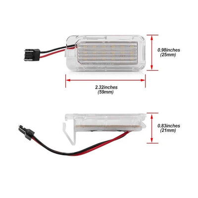 Set Luci Targa a Led per Ford (Compatibilità in Descrizione) , Plug and Play