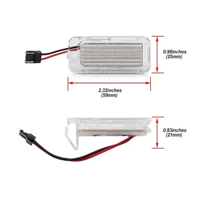 Set Luci Targa a Led per Ford (Compatibilità in Descrizione) , Plug and Play