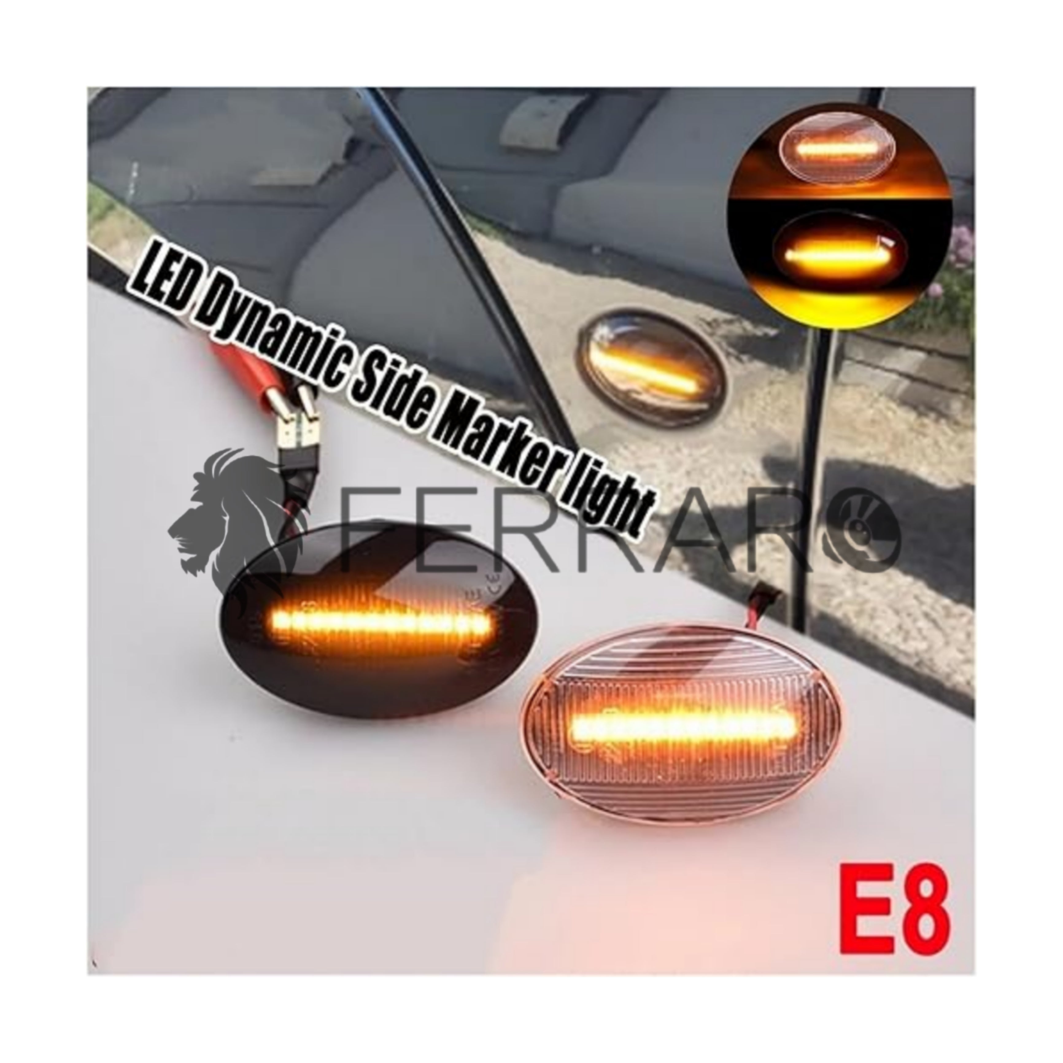 Indicatore Direzione Led per Ford Fiesta, Mondeo, Ka, Trasit, Tourneo, Plug and Play