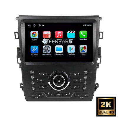 Autoradio per Ford Mondeo | Fusion 9" 2K | 2014-2019 | Android | Bluetooth | CarPlay | Android Auto | 12/256GB Ram