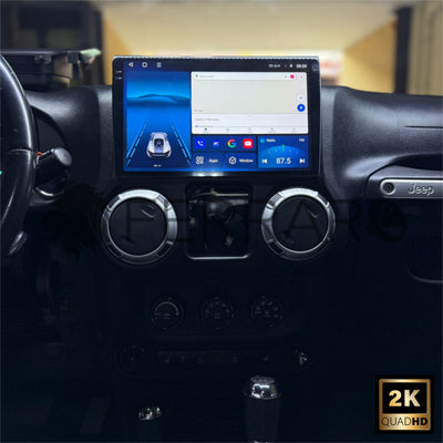 Autoradio per Jeep Wrangler 3 JK 10.1" 2K | 2010-2018 | Android | Bluetooth | CarPlay | Android Auto | 4/64GB Ram