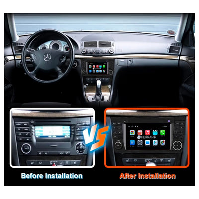 (PRENOTA) Autoradio per CLS, C219 (2004-2010) 7" Android, Bluetooth, CarPlay, Android Auto, 4GB/8GB Ram