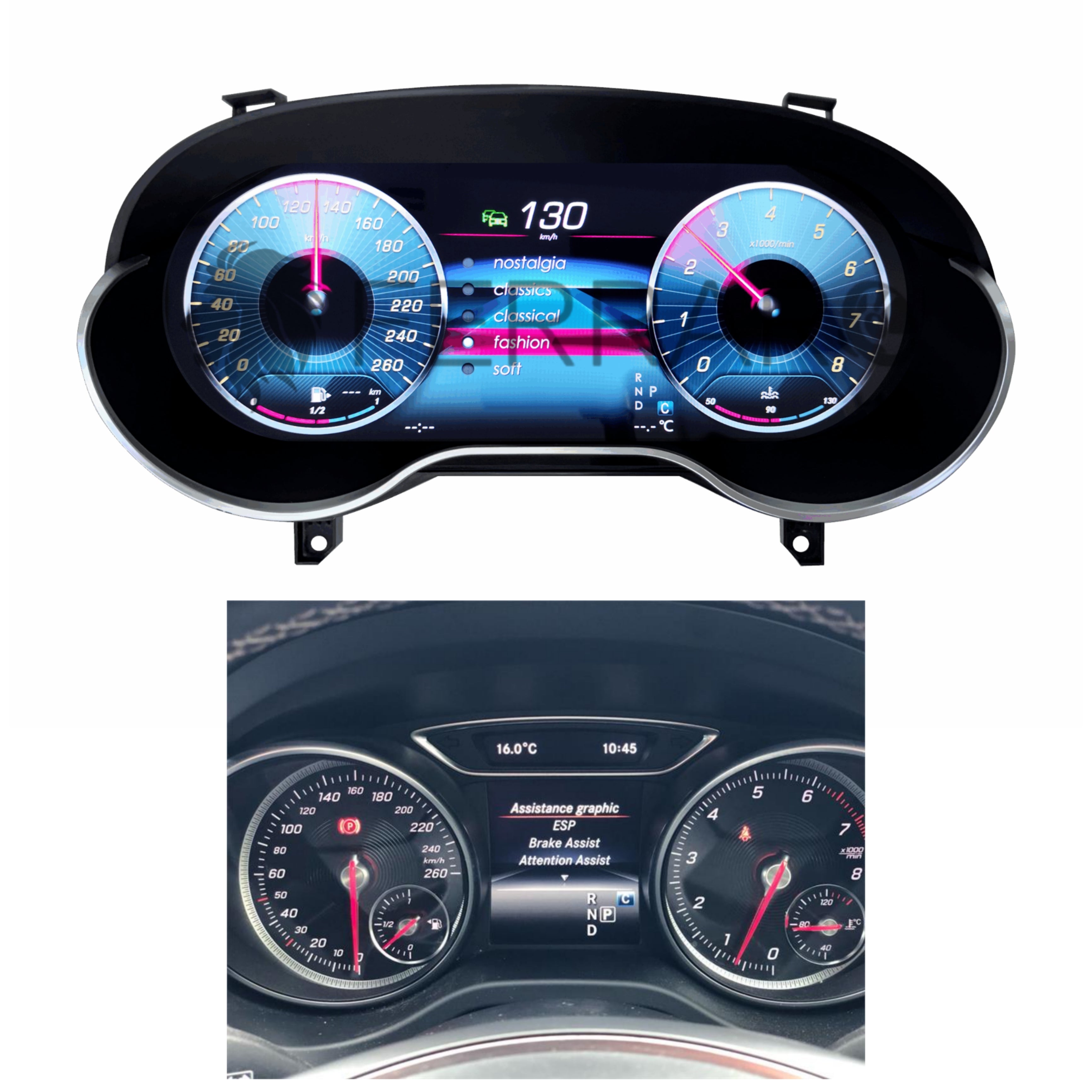 Virtual CockPit 12.3", Mercedes Classe A W176, HD Ultra