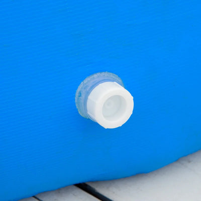 Outsunny Piscina Gonfiabile per 3-4 Persone in PVC con Pompa Manuale, Φ274x76cm, Blu