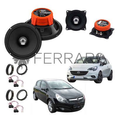 Hertz Kit 4 Casse | DCX 100.3 | DCX 165.3 | Ant/Post | Opel Corsa E, D (2006-2019)