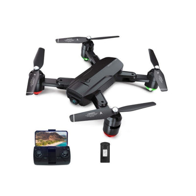 Mini Drone, Pieghevole Quadricottero, GPS, HD, Telecomando, App