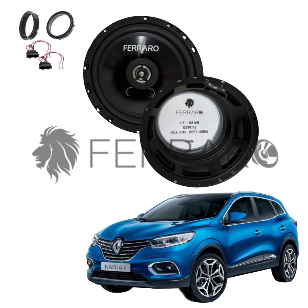 FerraroStore Kit 2 Altoparlanti | ASC-652PC | Ant o Post | Renault Kadjar (Dal 2015>)