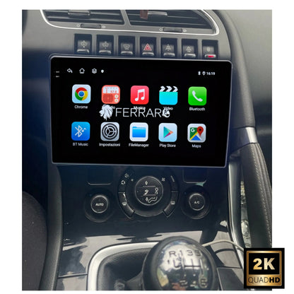 Autoradio per Peugeot 3008 9" 2K | 2009-2015 | Android | Bluetooth | CarPlay | Android Auto | 12/256GB Ram