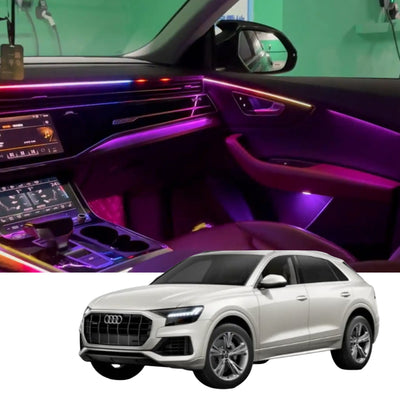 Ambient Light per Audi Q8 SQ8 RS Q8 (2018-2024), 64 Colori RGB