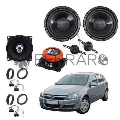 Hertz Kit 6 Casse | ASK-165.2 | DCX 100.3 | Ant/Post | Opel Astra H