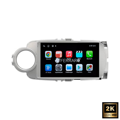 Autoradio per Toyota Yaris 9" | 2011-2019 | Android | Bluetooth | CarPlay | Android Auto | 12/256GB Ram