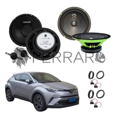 FerraroStore Kit 6 Altoparlanti | PV165.3 | ASK-165.2 | Ant/Post | Toyota C-HR (Dal 2016>)