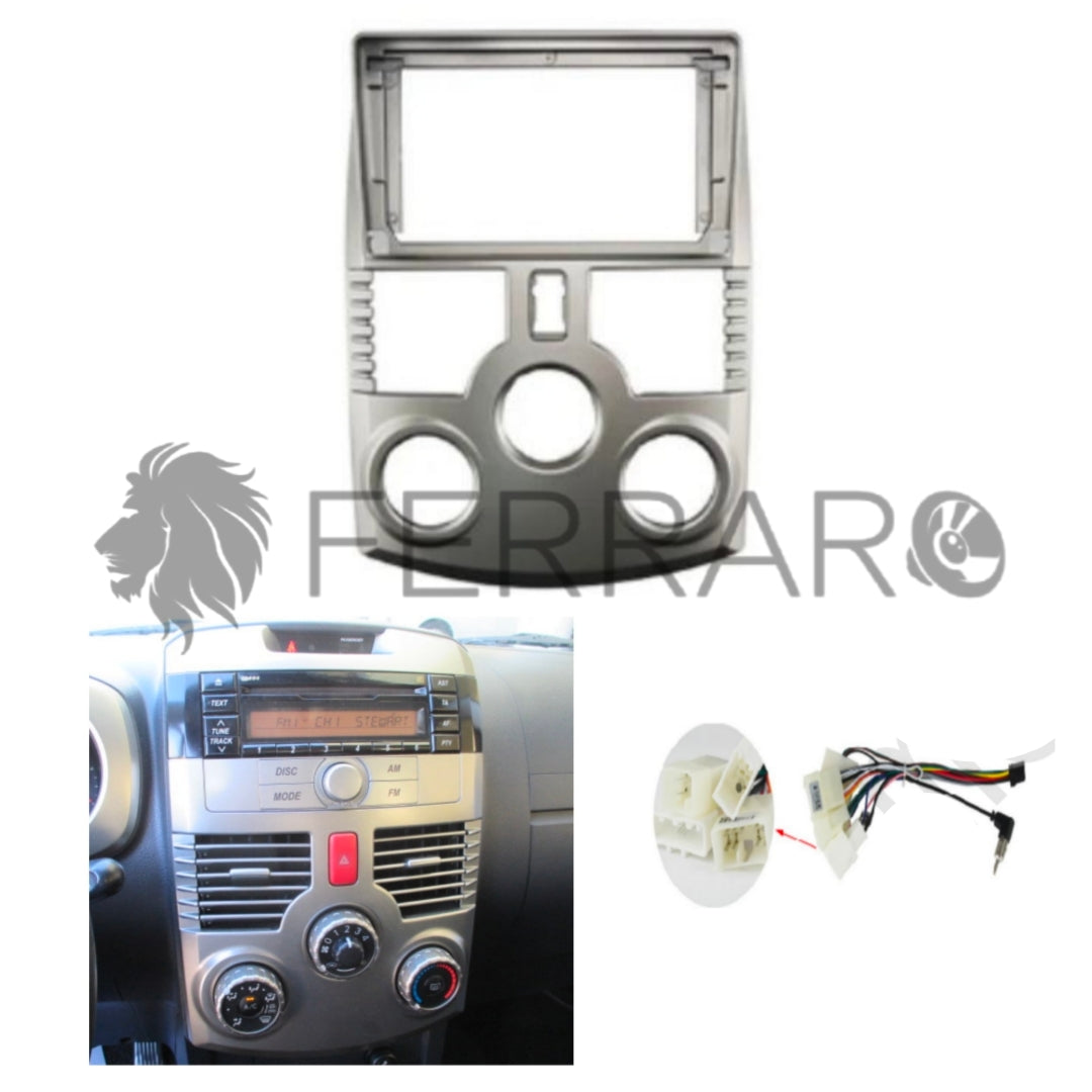 Kit Montaggio Autoradio 9"Pollici Toyota Rush, Daihatsu Terios (2006-2016), Mascherina, Cablaggio per Autoradio Android