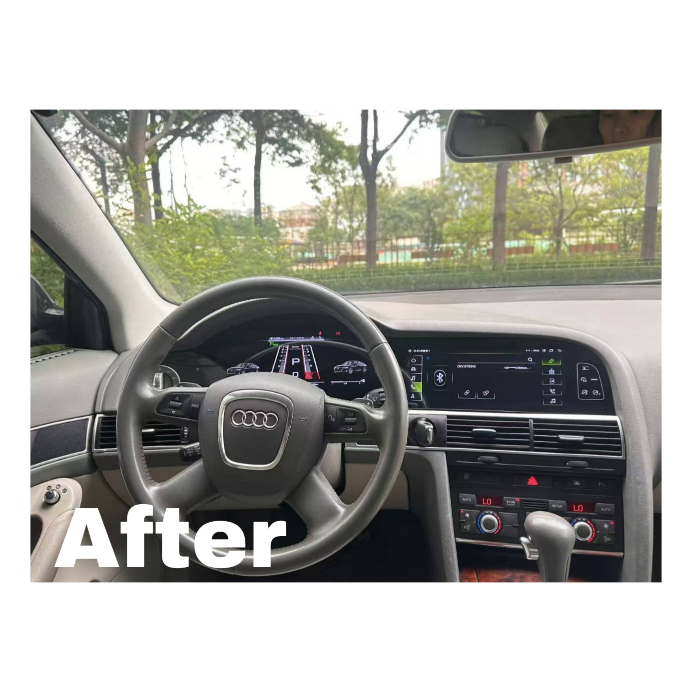 Autoradio e Virtual Cockpit per Audi A6 C6 (2004-2011) 23.5" Android, Bluetooth, CarPlay, Android Auto, 6/128GB Ram