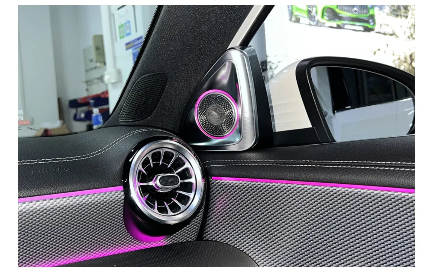 Ambient Light Tweeter per Mercedes Benz Classe A W177 (2020-2025), 64 Colori RGB