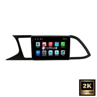 Autoradio per Seat Leon 3 5F 9" 2K | 2013-2019 | Android | Bluetooth | CarPlay | Android Auto | 12/256GB Ram