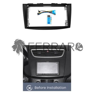 Kit Montaggio Autoradio 9"Pollici Suzuki Swift 4 (2010-2017) Mascherina, Cablaggio Autoradio Android