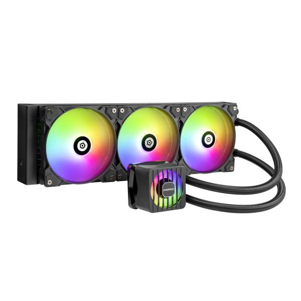 Enermax | ELC-LMF360T-ARGB, Processore Raffreddatore di liquidi tutto in uno, 12 cm, Nero