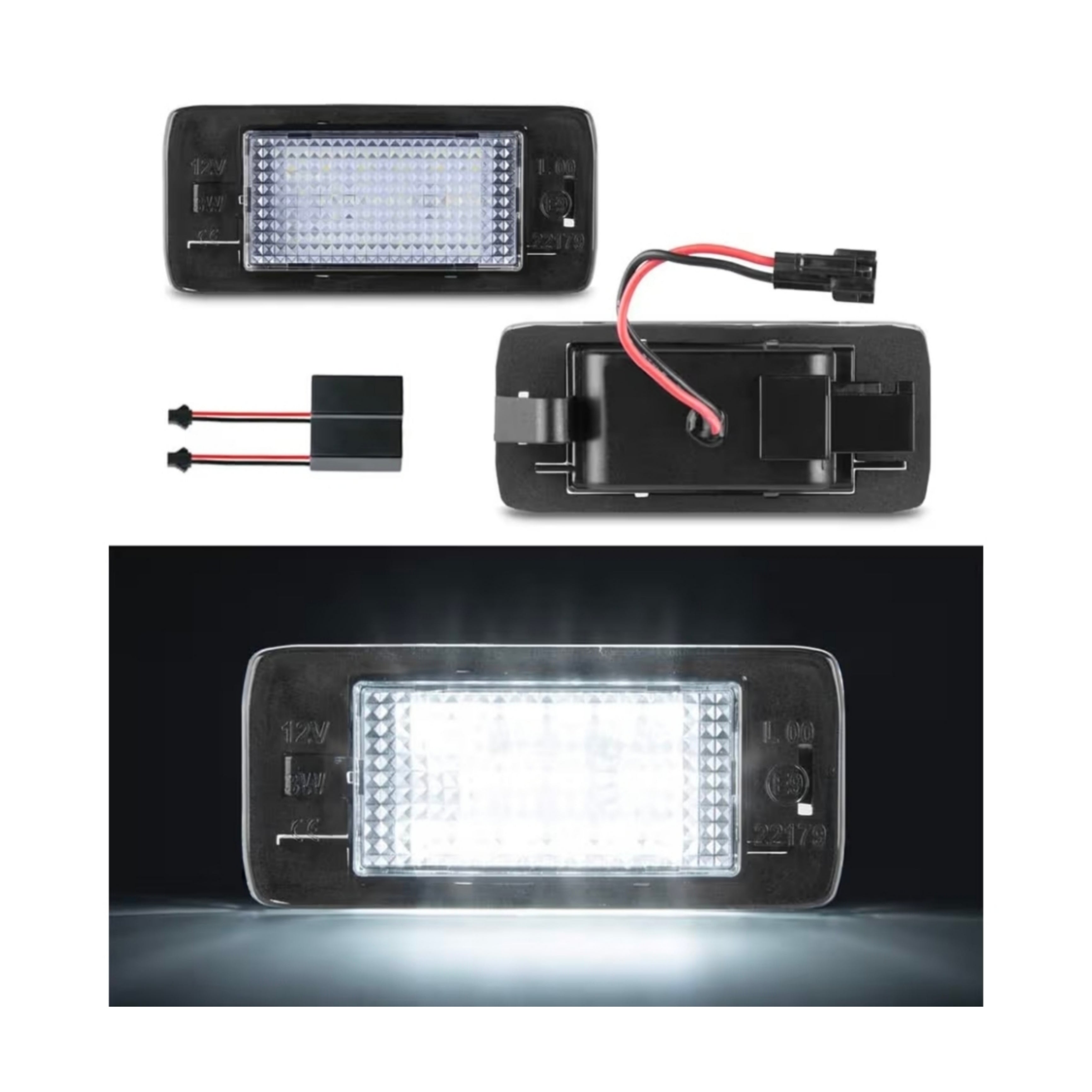 Set Luci Targa a Led per Opel Astra J (2009-2015), Plug and Play