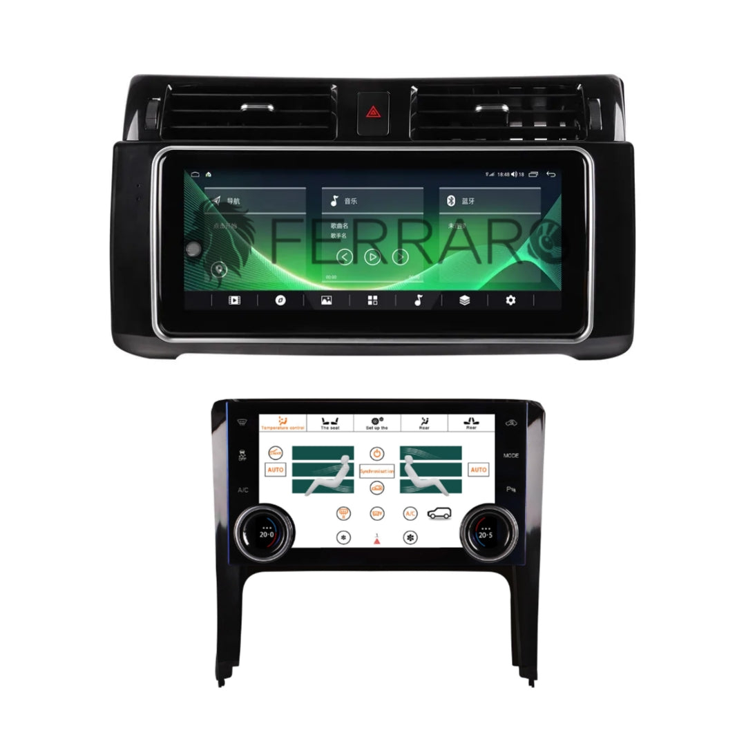 Autoradio per Range Rover Sport L320 12.3" (2005-2013) Display Aria Condizionata e Android, Bluetooth, CarPlay, Android Auto, 8/128GB Ram