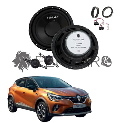 FerraroStore Kit 4 Altoparlanti | ASK-165.2 | Ant o Post | Renault Captur I | 1ª Serie (2013-2019)